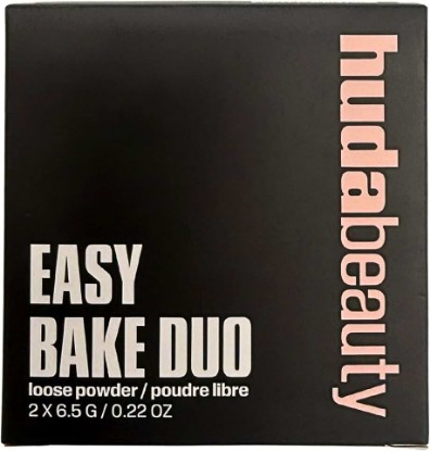 Picture of Huda Easy Bake Duo Loose Powder Set – Pink Pumpkin (Pink Velvet Cookie/Pumpkin Pie) – 2 x 6.5 g / 2 x 0.22 oz.