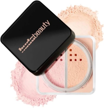 Picture of H.U.D.A - Blurring Face Powder, Long-Lasting, Flawless Look | Cherry Peach - (sheer soft pink) (light peach)