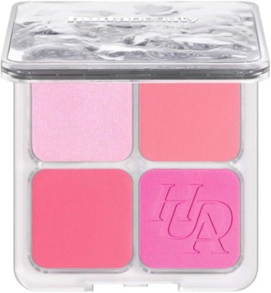 Picture of H.U.D.A - Soft-Focus Blush Highlighter Palette - Smooth, Blendable Powder Cheek Makeup for Brightening, Long-Wear for All Skin - Color: (Baby Pink)