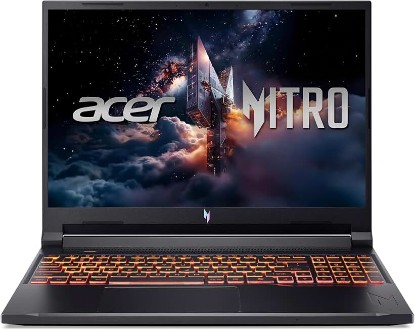 Picture of Acer Nitro V Gaming Laptop | Intel Core 9 Processor 270H | NVIDIA GeForce RTX 5070 Laptop GPU | 16" WUXGA IPS 180Hz Display | 32GB DDR5 | 1TB Gen 4 SSD | Wi-Fi 6 | Backlit KB | ANV16-72-933F