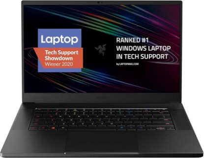 Picture of Razer Blade 15 Advanced Gaming Laptop 2020: Intel Core i7-10875H 8-Core, NVIDIA GeForce RTX 2070 Super Max-Q, 15.6” FHD 300Hz, 16GB RAM, 512GB SSD, CNC Aluminum, Chroma RGB Lighting, Thunderbolt 3