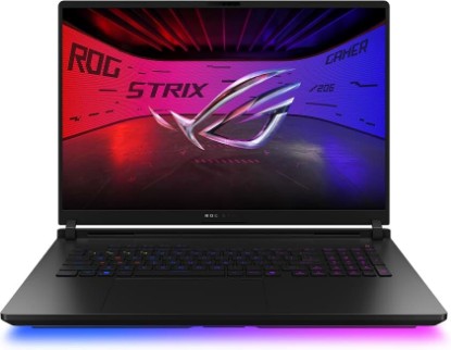 Picture of ASUS ROG Strix Scar 18 (2026) Gaming Laptop, 18” ROG Nebula HDR 4K 240Hz/3ms, Intel Core Ultra 9 290HX Plus, NVIDIA GeForce RTX 5090, 32GB DDR5, 1TB PCIe Gen 4 SSD, Wi-Fi 7, Win11 Home, G835LXG-DB96