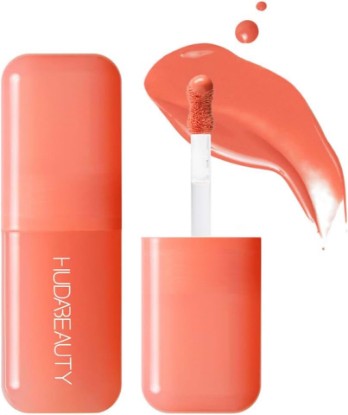 Picture of Huda Blush Filter Liquid Blush - Peach Sorbet (Peachy Tangerine) - 0.15 fl oz / 4.5 mL