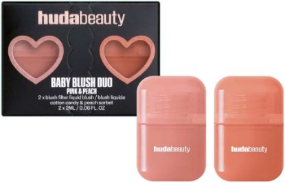 Picture of Huda Beauty Baby Blush Duo Pink And Peach, 2x2ml