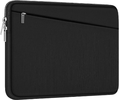 Picture of Laptop Sleeve 15.6 inch, Durable Slim Computer Carrying Bag Protective Case | Laptop Case, Computer Sleeve Handbag with Front Pocket, Laptop Cover for 15-16 Inch HP, Dell, Lenovo, Asus, Notebook, Black