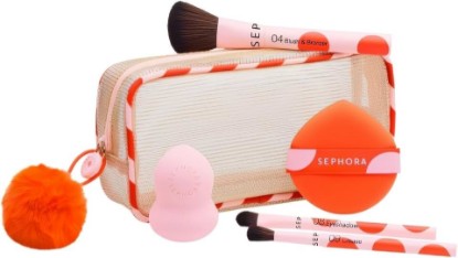 Picture of SEPHORA Collection Limited Edition Mixed Tool Set - 3 Essential Brushes & 2 Trendy Sponges