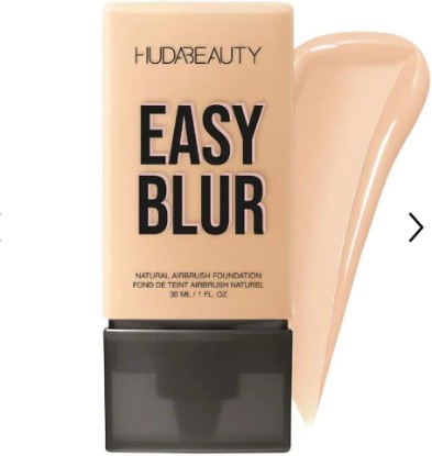 Picture of H.U.D.A BEAUTY Easy Blur Natural Airbrush Foundation, Medium-to-Buildable Coverage, 1 fl oz, with Niacinamide Chai 210B - Light skin with beige undertones