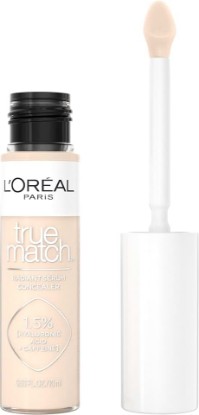 Picture of L'Oreal Paris True Match Radiant Serum Concealer, Brightening Under Eye Concealer Make Up with 1.5% Hyaluronic Acid and Caffeine, C1, 0.33 Oz