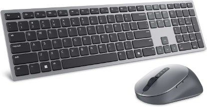 Picture of Dell Premium Wireless Keyboard and Mouse - KM720 - USB wireless receiver, 12 programmable keys of F1-F12, Mouse Buttons Qty 7, DPI. 1000, 1600 (default), 2400, 4000, Advanced Exchange Service - 1 year