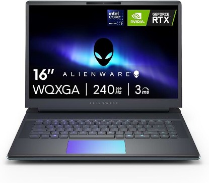 Picture of Alienware 16 Area-51 Gaming Laptop, RTX5070, Intel Core Ultra 9 275HX | 2560x1600 Display, 240Hz, 32GB DDR5 RAM, 1TB SSD, NVIDIA GeForce, Windows 11 Home, Esports Ready, AA16250