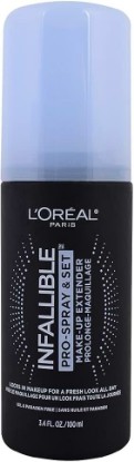 Picture of L'Oreal Paris Makeup Infallible Pro-Spray and Set Makeup Extender Setting Spray, 3.4 Ounce | 3.4 Ounce