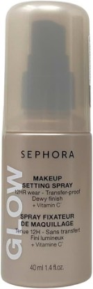 Picture of SEPHORA COLLECTION Glow Makeup Setting Spray with Vitamin C 1.4 fl oz / 40 mL Travel Size.