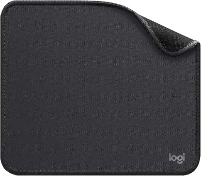 Picture of Logitech Studio Series Small Mouse Pad, Anti-Slip 9x8 Inches, Graphite | Anti-slip rubber base, easy gliding surface, durable materials, portable design, for computers