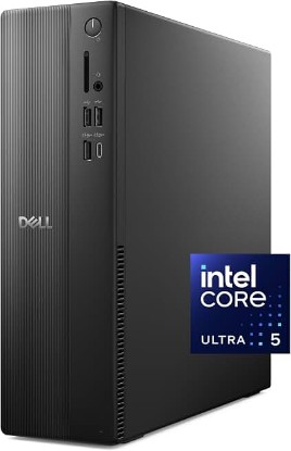 Picture of Dell Slim Desktop, Intel Core Ultra 5-225, 512GB SSD, Windows 11 Home | Intel UHD Graphics, 16GB DDR5, Wi‑Fi 6, Bluetooth, Wired Keyboard, ECS1250 ENERGY STAR EPEAT