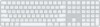 Picture of Apple Magic Keyboard with Touch ID and Numeric Keypad for Mac Models with Apple Silicon - US English - White Keys, Bluetooth, Bluetooth
