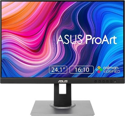 Picture of ASUS ProArt PA248QV 24 Inch WUXGA 16:10 Professional Monitor | (1920 X 1200), Calman Verified, Delta E<2, 100% sRGB, Eye Care, Anti-Glare, Ergonomic Stand, HDMI, DP EPEAT TCO Certified