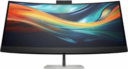 Picture of HP HP Series 7 Pro 39.7" 21:9 5K Ultra HD Curved IPS LCD Conferencing Monitor with Webcam Package, Black/Silver - 740PM