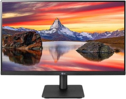 Picture of LG FHD (1920 x 1080) 24 Inch Computer Monitor, IPS, AMD FreeSync, 3-Side Borderless Design, 75Hz, 5ms, Reader Mode, Smart Energy Saving, OnScreen Control, HDMI, D-Sub, 24MP400-B, Black