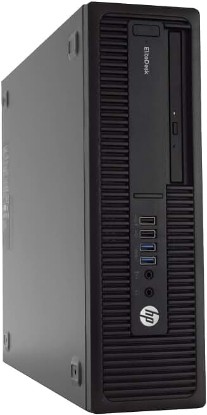 Picture of HP EliteDesk 800 G2 Business Desktop, Intel Core i7 6700 3.4Ghz, 32GB DDR4 RAM, 1TB SSD Solid State Drive, Windows 11 Pro (Renewed)