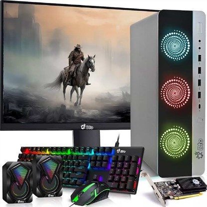Picture of HP RGB Gaming Desktop PC Bundle - Intel Core i7 6th Gen, 16GB DDR4 Ram, 1TB SSD, Radeon RX - 550 4GB GDDR5, 24-Inch Monitor - Prebuilt Gaming Computer, RGB Set - Windows 11 Pro (Renewed)