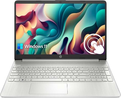 Picture of HP Pavilion 15.6" HD Touchscreen Anti-Glare Laptop, 16GB RAM, 1TB SSD Storage, Intel Core Processor up to 4.1GHz, Up to 11 Hours Long Battery Life, Type-C, HDMI, Windows 11 Home, Silver