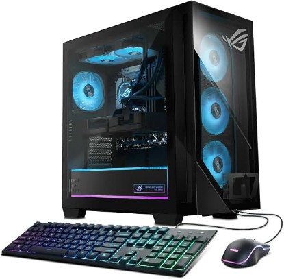 Picture of ASUS ROG Strix G700 Desktop 24TB Storage + SSD 128GB DDR5 RAM Win 11 Pro NVIDIA GeForce 4060 Ti RTX 16GB GDDR6 (Intel 15th gen Core Ultra 9 285K Processor Turbo to 6.00GHz) Gaming PC Computer G700TF