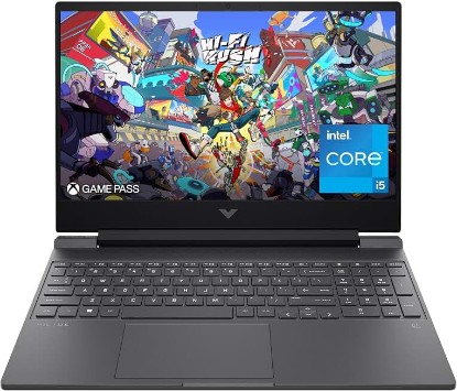 Picture of HP Victus 15.6 inch Laptop, FHD 144Hz Display, Intel Core i5-12450H, 8 GB RAM, 512 GB SSD, NVIDIA GeForce RTX 2050 GPU (4 GB Dedicated), Windows 11 Home, 15-fa1029nr (2024)