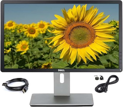 Picture of Dell P2214HB Full HD 22 inch LED Backlit Monitor, VGA, Display Port, DVI, 16.7 Million Colors, 178 Degree Viewing Angle, Upto 76/60 Hz Horizontal and Vertical Refresh Rate (Renewed)