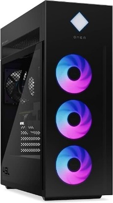 Picture of HP OMEN 45L GT22 Gaming Desktop PC- Intel Core Ultra 9 285K up to 5.7 GHz Processor, 64GB DDR5 RAM, 1TB NVMe SSD, NVIDIA GeForce RTX 5070, Liquid Cooling, RGB Lighting, AI Copilot, Windows 11 Pro