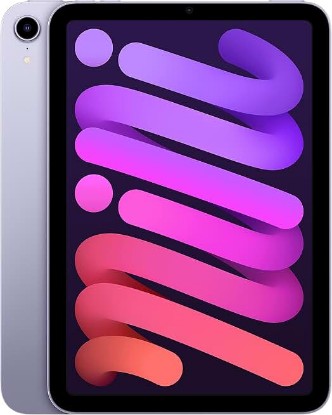 Picture of Apple iPad mini (6th Generation): A15 Bionic, 8.3-inch Liquid Retina Display, 64GB, Wi-Fi 6, 12MP front/12MP Back Camera, Touch ID, All-Day Battery Life – Purple EPEAT