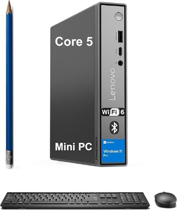 Picture of Lenovo ThinkCentre neo 50q Tiny Business Desktop, Intel Core 5-210H (> Ultra 7 155U), IST Computer Customized 16GB/32GB/64GB DDR5 RAM, 512GB/1TB/2TB SSD, MFF Mini PC, DisplayPort, Ethernet, Win 11 Pro