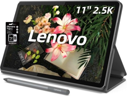 Picture of Lenovo 11″ Idea Tab, 2.5K (2560x1600) Touchscreen, 90Hz IPS College Tablet, MediaTek Dimensity 6300, 8 GB RAM 384 GB Storage(256GB UFS+128GB SD Card), Integrated Arm Mali-G57 MC2, Tab Pen, Folio Case