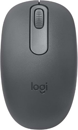 Picture of Logitech M196 Compact Ambidextrous Bluetooth Wireless Mouse - Graphite | Bluetooth connectivity, no USB receiver, quiet clicks, 3 non-customizable buttons, 12-month battery life, PC Mac compatible