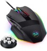Picture of Redragon M801 Gaming Mouse, RGB PC Gaming Mouse MMO with 9 Programmable Buttons Macro Recording, 16000 DPI, Fire Button for Gaming Windows Computer - Wired, Black