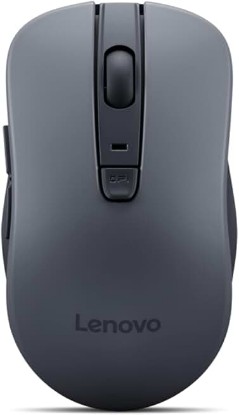 Picture of Lenovo WL310 Bluetooth Silent Mouse, Ergonomic, Adjustable DPI, Silent Clicks, Bluetooth 5.0, Portable for Windows, Mac, and Chromebook, Grey