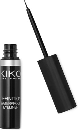 Picture of Kiko Milano Definition Waterproof Eyeliner – Precise, Long-Lasting Liquid Eyeliner, Smudge-Resistant, Intense Black, Easy Application – 2.5ml