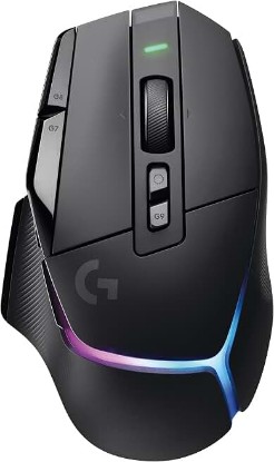 Picture of Logitech G502 X Plus Wireless RGB Gaming Mouse - Black | Optical Switches, RGB, 13 Buttons , Infinite Scroll Toggle, <130 hr Battery, USB-C, Wireless Charging Capable, for PC/MacOS