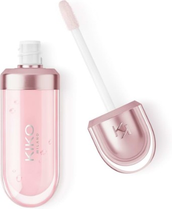 Picture of Kiko Milano 3D Hydra Lip Oil – Hydrating, Nourishing, High-Shine Lip Treatment, Non-Sticky, Moisturizing Formula with Vitamin E – 03 Glossed Glass – 6.5ml