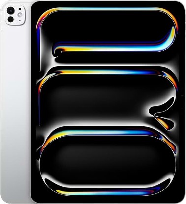 Picture of Apple iPad Pro 13-Inch (M4): Built for Apple Intelligence, Ultra Retina XDR Display, 1TB, 12MP Front/Back Camera, LiDAR Scanner, Wi-Fi 6E, Face ID, All-Day Battery Life — Silver EPEAT