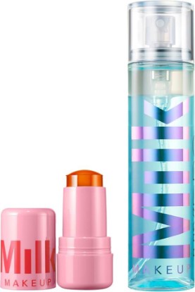 Picture of Milk Makeup Cooling Water Jelly Tint + Hydro Grip Set + Refresh Spray Set – Long-Lasting Lip + Cheek Stain + 12HR Hydrating Setting Spray with Hyaluronic Acid – 0.17 oz + 3.38 oz