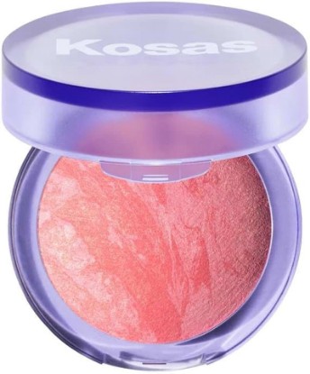 Picture of Kosas Blush is Life Baked Talc-Free Dimensional Blush - Blissed (warm peachy pink), 0.16 Ounce (Pack of 1)