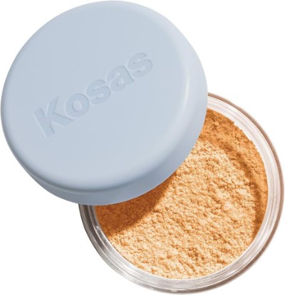 Picture of Kosas Cloud Set Talc-Free Loose Setting Face Powder, Ultra Sheer Yellow | Talc-free loose setting powder to help absorb excess oil and blur the look of pores without feeling heavy.