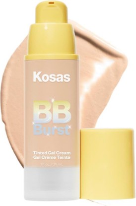 Picture of Kosas BB Burst Hydrating Tinted Face Gel Cream with Buildable Coverage, 15 | Lightweight skin tint gel cream to provide hydrating, buildable coverage for an even, natural-looking finish.