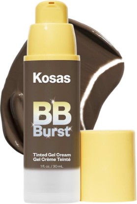 Picture of Kosas BB Burst Hydrating Tinted Face Gel Cream with Buildable Coverage, 44 | Lightweight skin tint gel cream to provide hydrating, buildable coverage for an even, natural-looking finish.