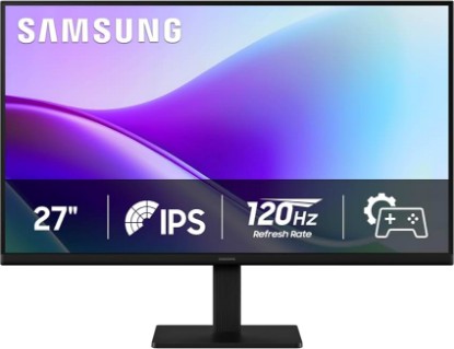 Picture of Samsung 27" S3 (S32GF) Series FHD High Resolution Monitor | 120Hz Monitor with IPS Panel, Flicker Free, Eye Saver Mode (LS27F320GANXZA)