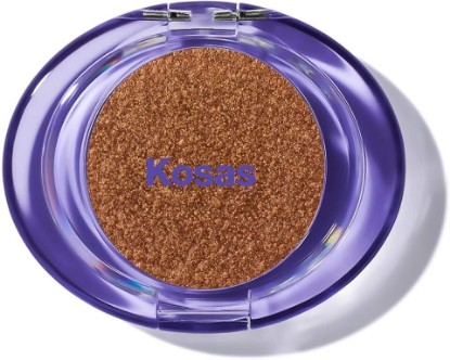 Picture of Kosas Shiny Objects Wet Glisten Powder Highlighter for Face + Eyes, Embered