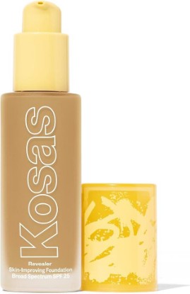 Picture of Kosas Revealer Liquid Foundation SPF 25 with Buildable Coverage, 270 | Hydrating liquid foundation with SPF 25 to provide medium, buildable coverage and a smooth, natural-looking finish.