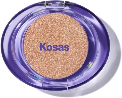 Picture of Kosas Shiny Objects Wet Glisten Powder Highlighter for Face + Eyes, Haloed