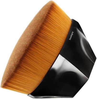 Picture of Foundation Makeup Brush Flat Top Kabuki Hexagon Face Blush Liquid Powder Foundation Brush for Blending Liquid, Cream or Flawless Powder Cosmetics with Bonus Protective Case (Black)