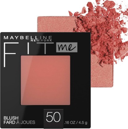 Picture of MAYBELLINE Fit Me Blush, Lightweight, Smooth, Blendable, Long-lasting All-Day Face Enhancing Makeup Color, Wine, 1 Count